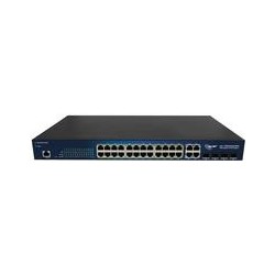 ALLNET Switch smart managed Layer2 24 Port PoE Budget 370W 24x PoE at