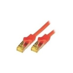 M-Cab 5m Cat7 cavo di rete Rosso S/FTP S-STP CAT7 SFTP RJ45 LSZH 5