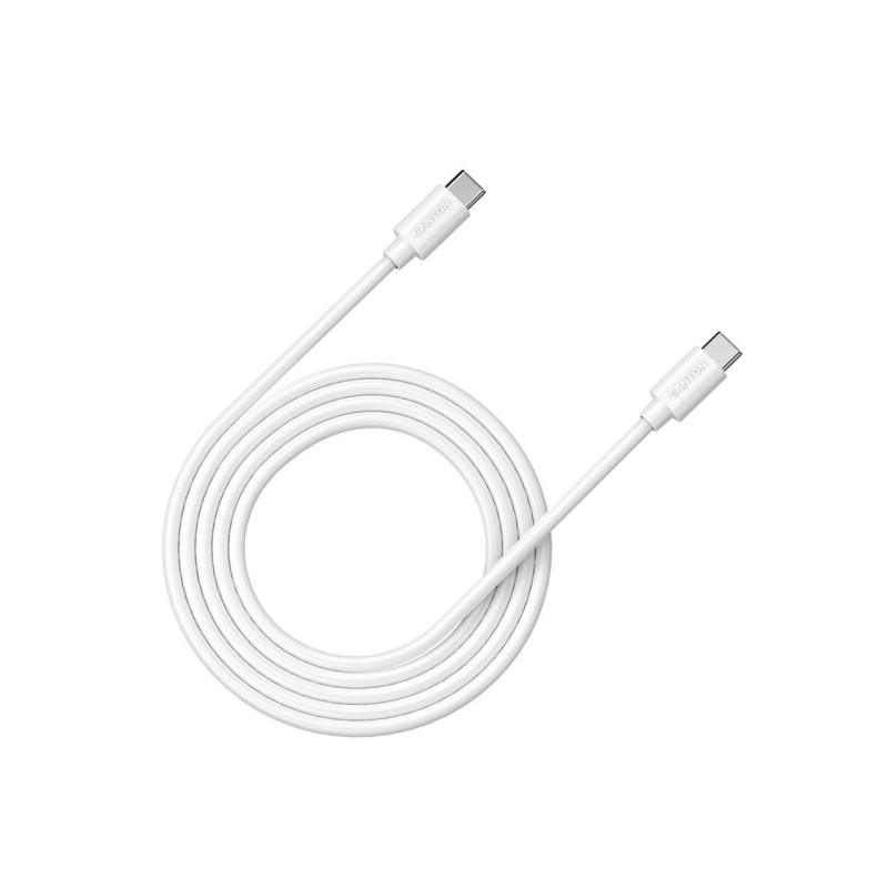 Canyon C-12 cavo USB 2 m USB C Bianco Canyon type-c 2 Metre cable wh