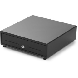 330 mm cash drawer 4B/8C - 330 x 330 x 90 mm - Black - Warranty 24M