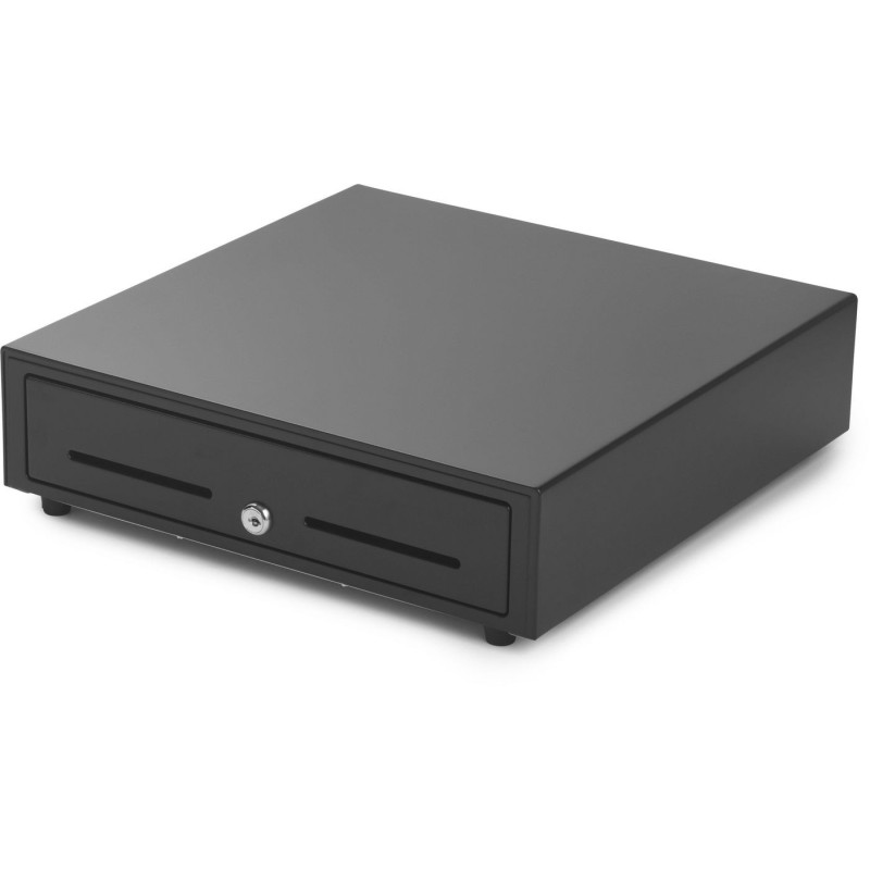 410 mm cash drawer 4B/8C - 410 x 415 x 100 mm - Black - Replacement f