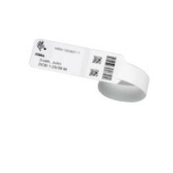 Zebra 10035439K cinturino da polso Bianco Braccialetti da ospedale (W