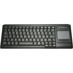 Industry 4.0 Compact Ultraflat Touchpad Keyboard - Corded - QWERTY - 