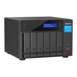 NAS assemblato QNAP Tower TVS-H674-I3-16G-24TIW 24TB (6x4TB) con HDD 