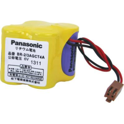 Spina batteria speciale Panasonic litio BR2/3AGCT4A 6 V 2400 mAh 1 pe