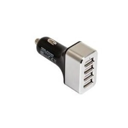 Caricatore per auto USB RealPower a 4 porte - alimentatore - auto - 2