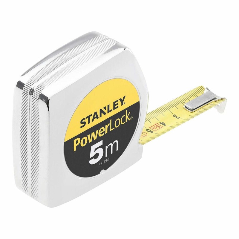 Metro a Nastro Stanley Powerlock Classic Acciaio al carbonio (5 m x 1