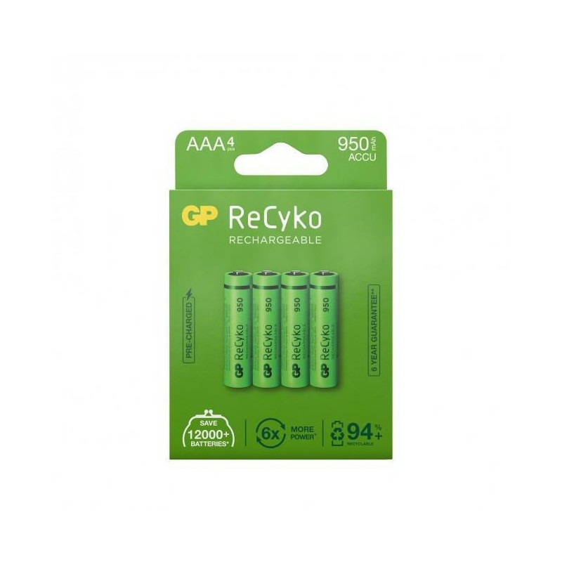 GP RECYKO NIMH 100AAAHCE-2WB4A AA