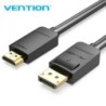 Vention HADBG cavo e adattatore video 15 m DisplayPort HDMI Nero