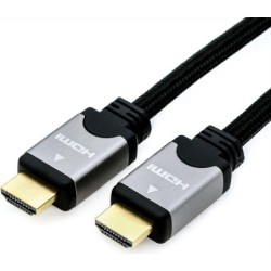 Roline High Speed - HDMI con cavo Ethernet - Da HDMI (M) a HDMI (M) -