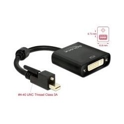 Delock Adattatore mini DisplayPort 1.2 maschio con vite DVI femmina 4