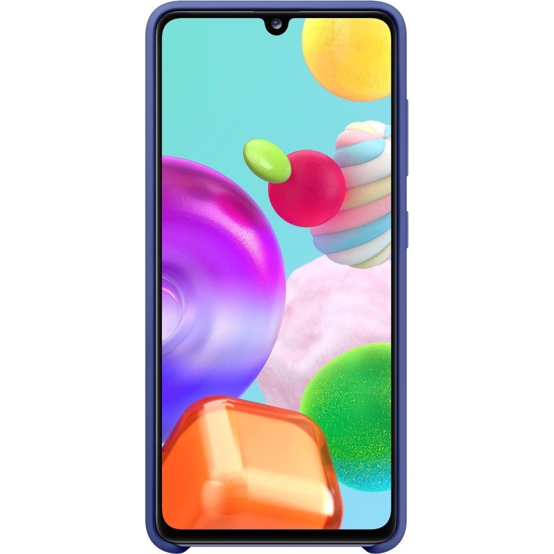 Samsung Cover in silicone Galaxy A41 Blu (EF-PA415TLEGEU)