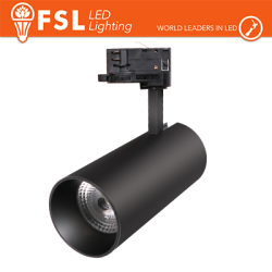 FSL Proiettore a Binario Trifase NERO - 3white 3000-4000-6500k 30w 35