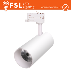 FSL Proiettore a Binario Trifase BIANCO - 3white 3000-4000-6500k 30w 