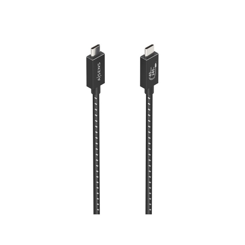 AISENS A156-0866 cavo USB USB4 Gen 3x2 05 m USB C Nero