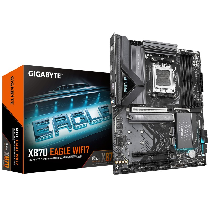 GIGABYTE X870 EAGLE WIFI7 Scheda Madre - Supporta CPU AMD Ryzen 9000 