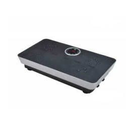 Fitness Body Magnetic Therapy Vibration Plate Music 73cm (Nero-Argent