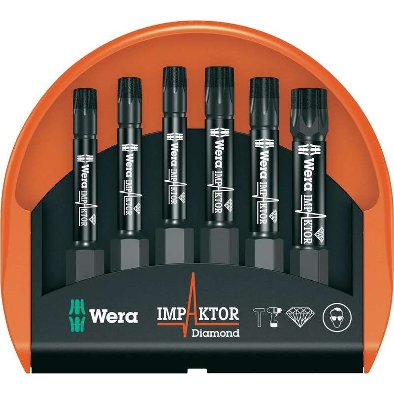 Wera Bit-Check 6 TX Impaktor 1 - set di cacciaviti - 6 pezzi - torx -