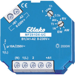 Rel&egrave; temporizzato multifunzione ELTAKO MFZ61DX-UC installazione in s