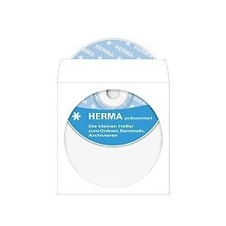 HERMA - Custodia CD - capacit&agrave; 1 CD - bianco (confezione da 1000) (1