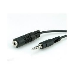 ROLINE 3.5mm Cable ST/BU 3m cavo audio Nero (ROLINE 3.5mm Jack Extens