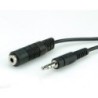 ROLINE 3.5mm Cable ST/BU 3m cavo audio Nero (ROLINE 3.5mm Jack Extens