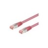 Cavo patch CAT6 500 m magenta S/FTP 2xRJ45 LSOH CU