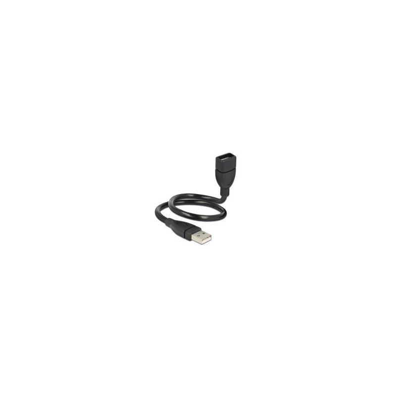 Delock Cavo USB 2.0 Tipo-A maschio USB 2.0 Tipo-A femmina ShapeCable 