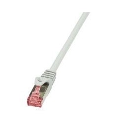 Cavo patch CAT6 300 m grigio S/FTP 2xRJ45 LSZH CU LogiLink