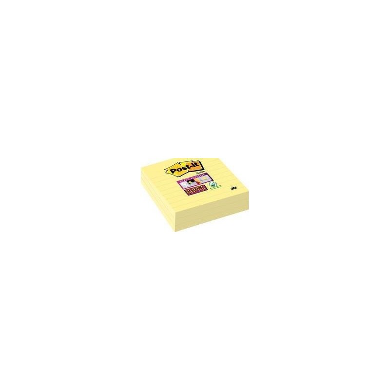 Post-it adesivi Super Sticky 101 x 101 mm giallo 70 fogli/blocco a ri