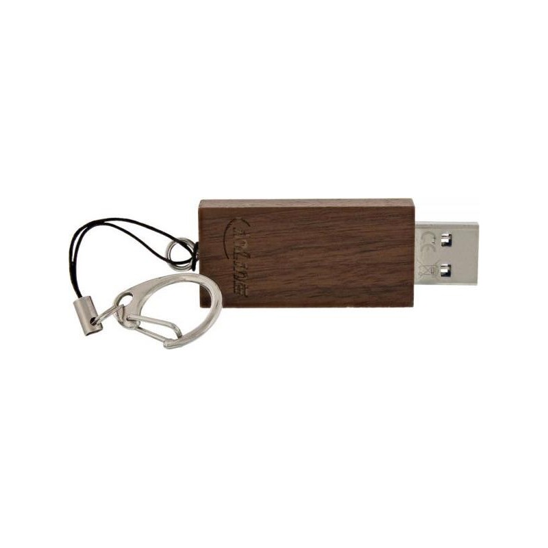 InLine - Chiavetta USB - 64GB - USB 3.0 - legno di noce (35064W)