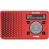 TechniSat 0023/4997 Digitradio 1 SWR3 Edition Radio DAB rosso/argento