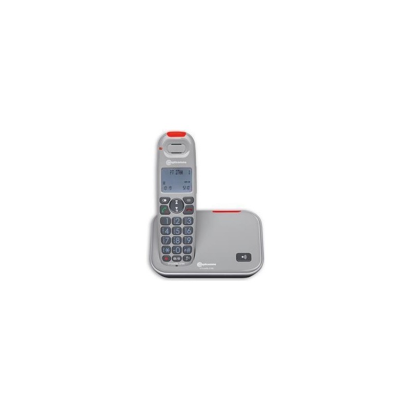 Amplicomms PowerTel 2700 - telefono cordless con visualizzazione del 