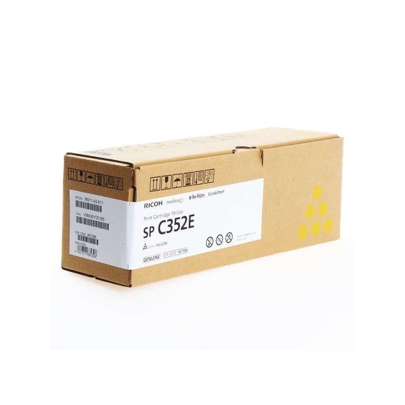 Ricoh 408218 cartuccia toner 1 pz Originale Giallo