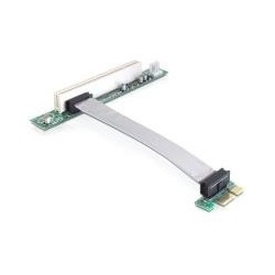 PCI Express x1 zu PCI 32Bit 5 V Mit flexiblem Kabel 13 cm Links geric