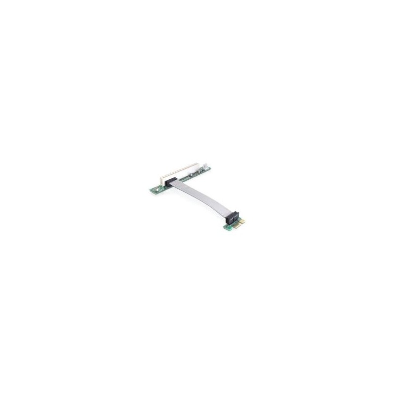 PCI Express x1 zu PCI 32Bit 5 V Mit flexiblem Kabel 13 cm Links geric