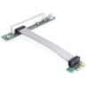 PCI Express x1 zu PCI 32Bit 5 V Mit flexiblem Kabel 13 cm Links geric