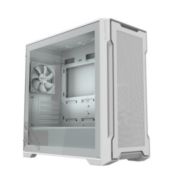 Gigabyte C102 GLASS ICE Mid-Tower Case, White, Tempered Glass Side Pa