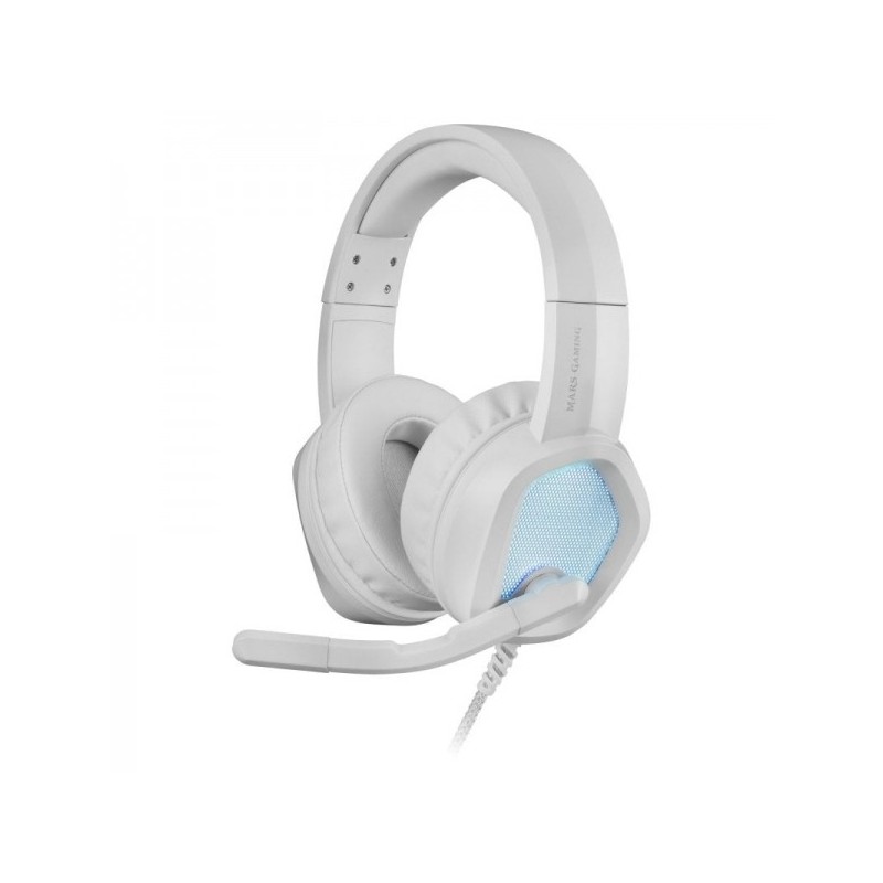 CASQUE MICRO GAMER MARS GAMING MH320 RGB (BLANC)