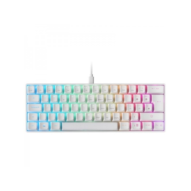 MARS GAMING Teclado mini MKMINI White