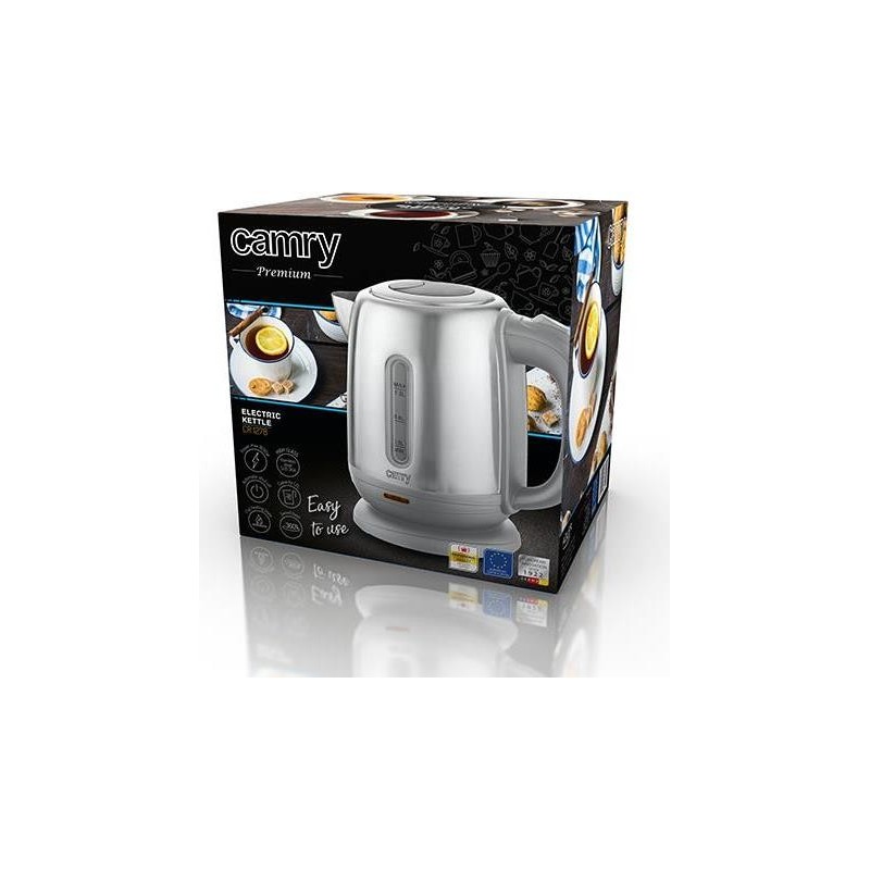 Camry Kettle CR 1278 With electronic control, Stainless steel, Stainl