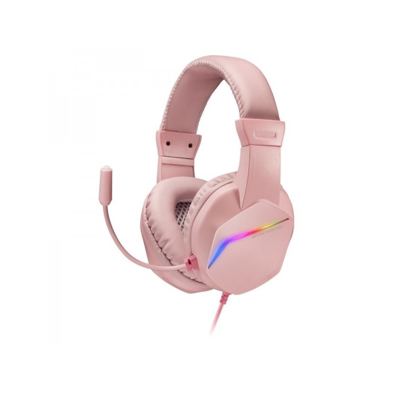 MARS GAMING Auricular+mic MH122 Rosa