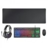 MARS GAMING Combo Gaming MCP-RGB3 4EN1 Negro