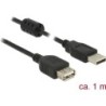 Delock Cavo di prolunga USB 2.0 tipo A maschio USB 2.0 tipo A femmina