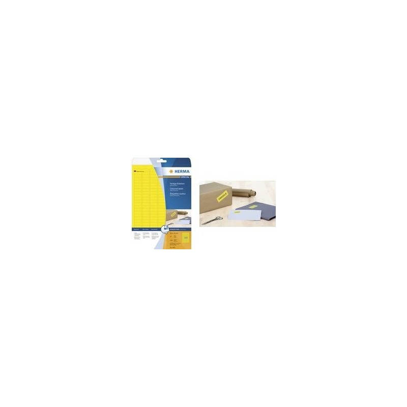 Etichette HERMA A4 blu 105x423 mm carta opaca 280 pezzi.