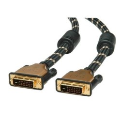 Cavo ROLINE GOLD DVI DVI (24 1) Dual Link M/M 10m