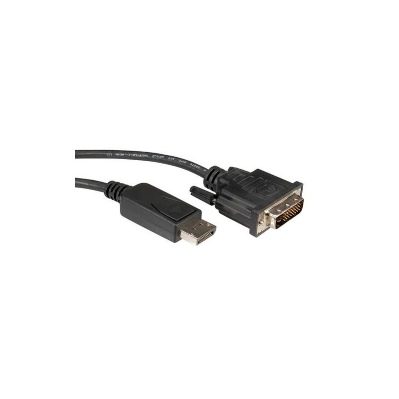 Cavo ROLINE DisplayPort DP - DVI (24 1) M/M 1m