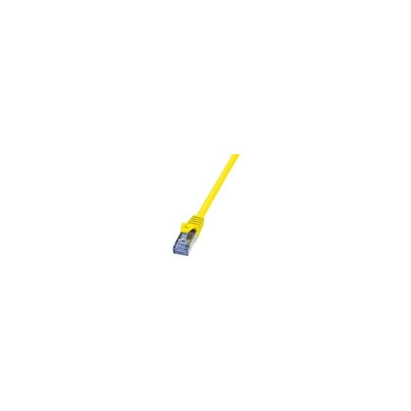 Cavo patch CAT6A 100 m giallo S/FTP 2x RJ45 LSZH CU