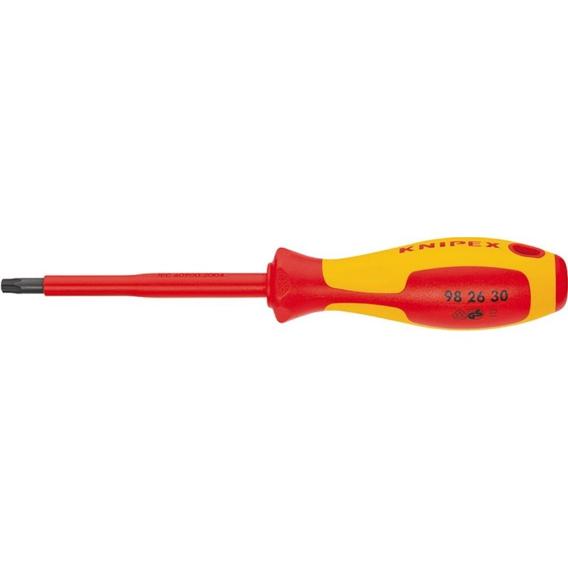 Cacciavite Knipex VDE Torx misura T 10 Lunghezza lama 60 mm DIN EN 60