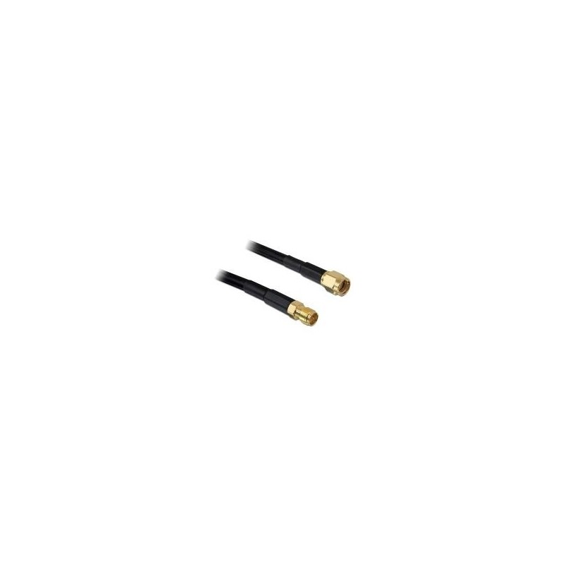 Delock Cavo antenna RP-SMA maschio RP-SMA femmina CFD/RF200 15 m a ba